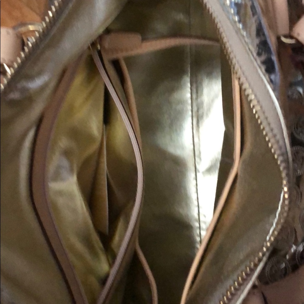 Michael Kors Gold Chrome Handbag - Picture 4 of 5